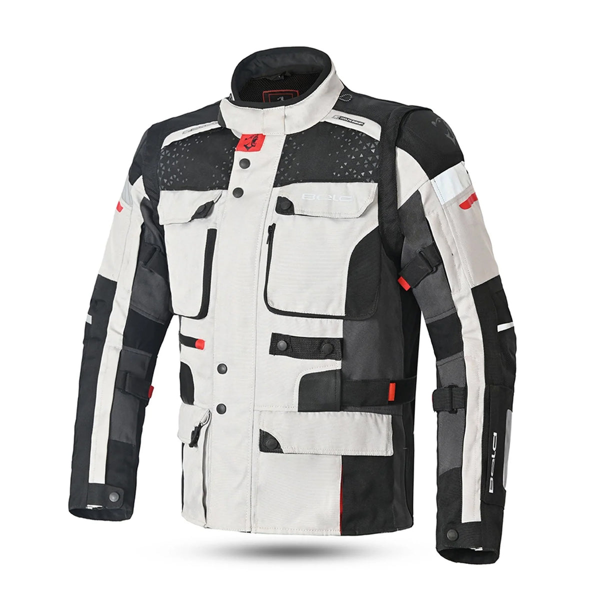 BELA CROSSROAD EXTREME WP Motorcycle Textile Jackets Ice Gray Black
