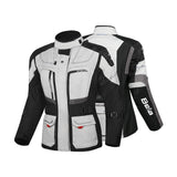 BELA TRANSFORMER CASACOS DE MOTO SENHORA GELO CINZA PRETO