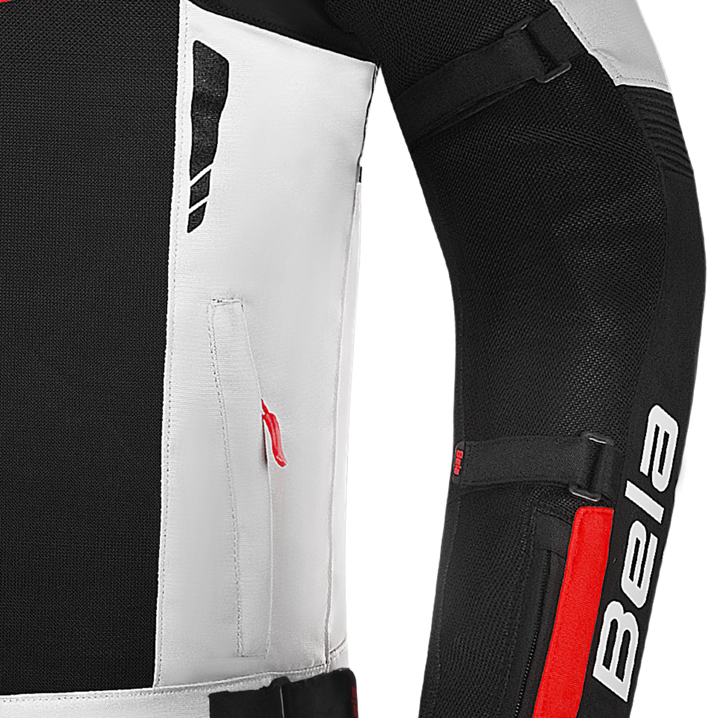 BELA SPRINTER Motorcycle Textile Jacket Ice Black Red – 6 – Maximomoto PT