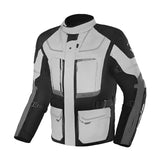BELA TRANSFORMER 3IN1 Men's Motorcycle Textile Jackets Ice Gray Black
