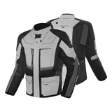 BELA TRANSFORMER 3IN1 Men's Motorcycle Textile Jackets Ice Gray Black