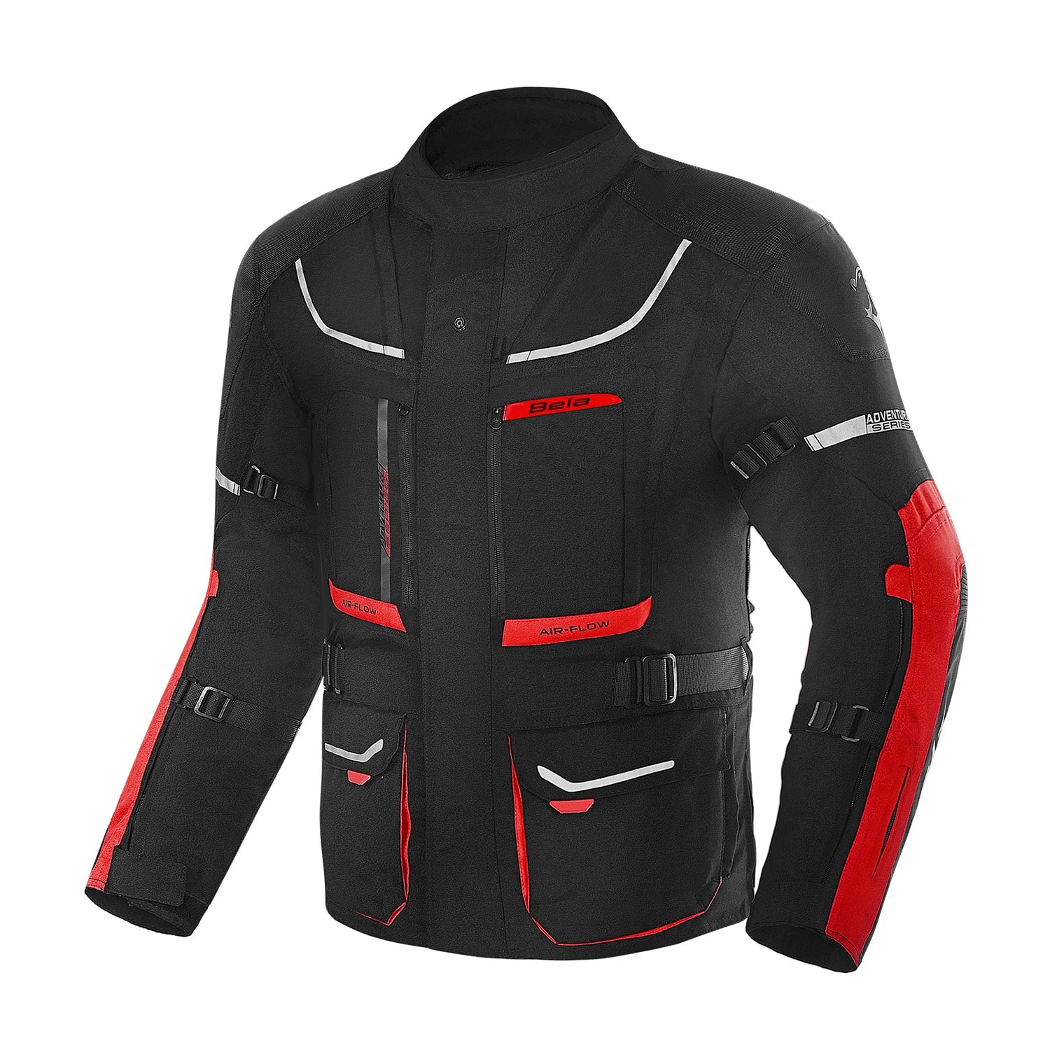 Beautiful Transformer 3 in 1 Motorcycle Black Red Jacket – 1 – Maximomoto PT