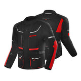 Beautiful Transformer 3 in 1 Motorcycle Black Red Jacket