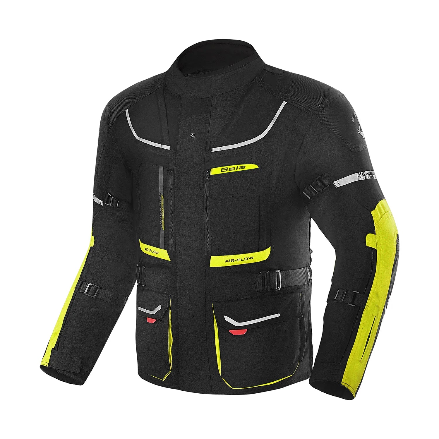 Beautiful Transformer 3 in 1 Motorcycle Black Yellow Fluorescent Jacket – 1 – Maximomoto PT