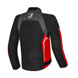 BELA CORDANIEL CASACOS DE MOTO HOMEM PRETO ANTRACITE VERMELHO