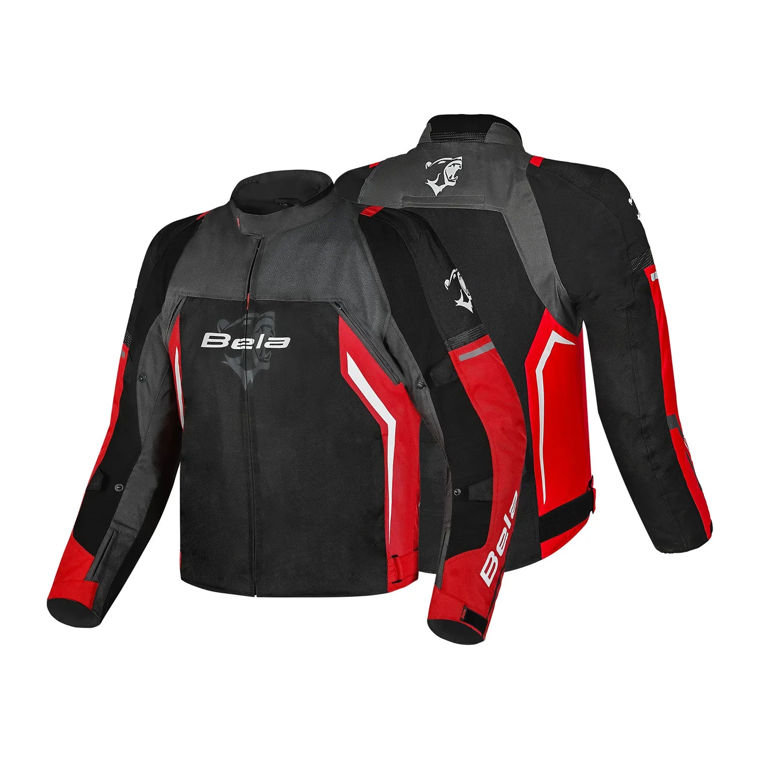 BELA CORDANIEL CASACOS DE MOTO HOMEM PRETO ANTRACITE VERMELHO – 2 – Maximomoto PT