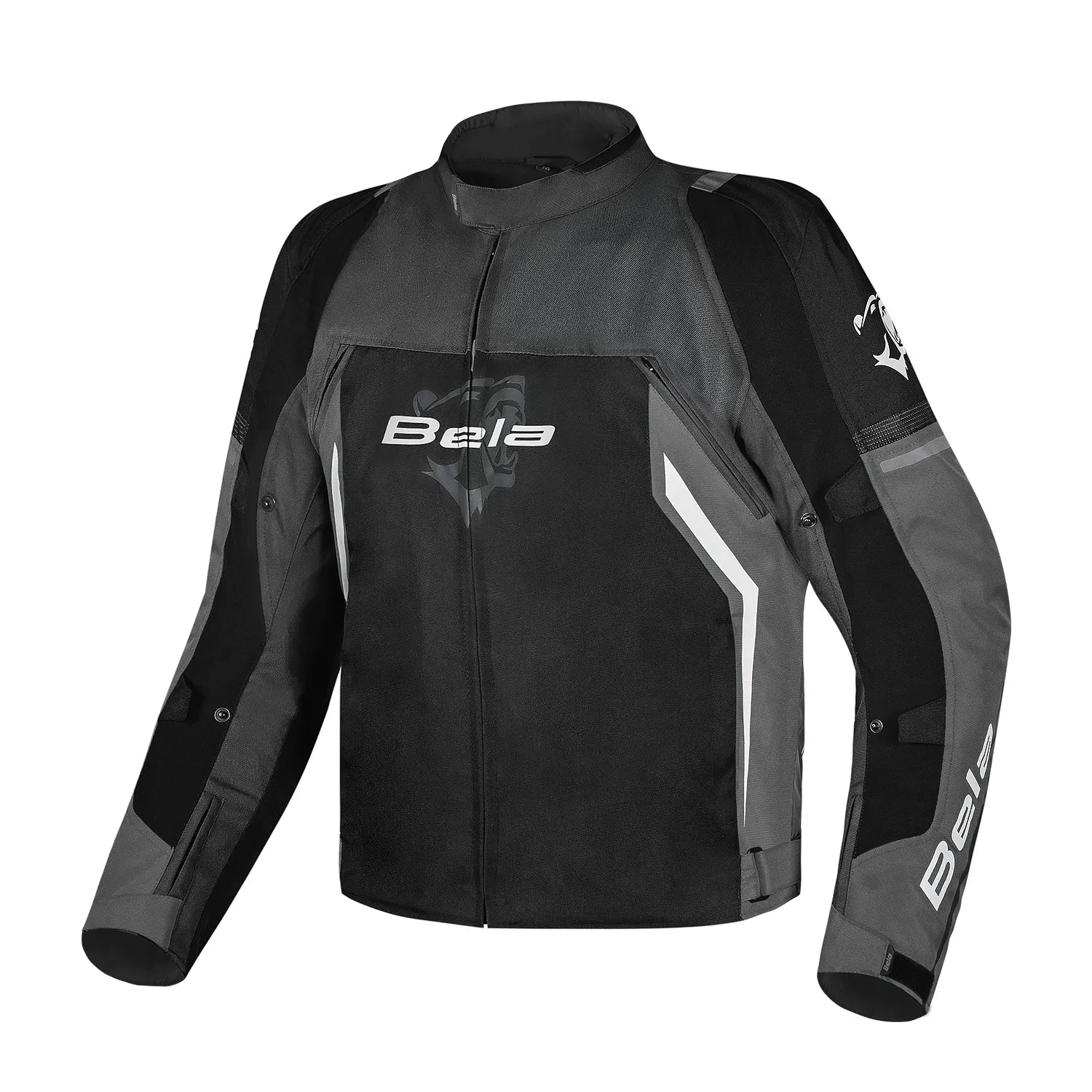 BELA CORDANIEL CASACOS DE MOTO PRETO CINZA ESCURO – 1 – Maximomoto PT