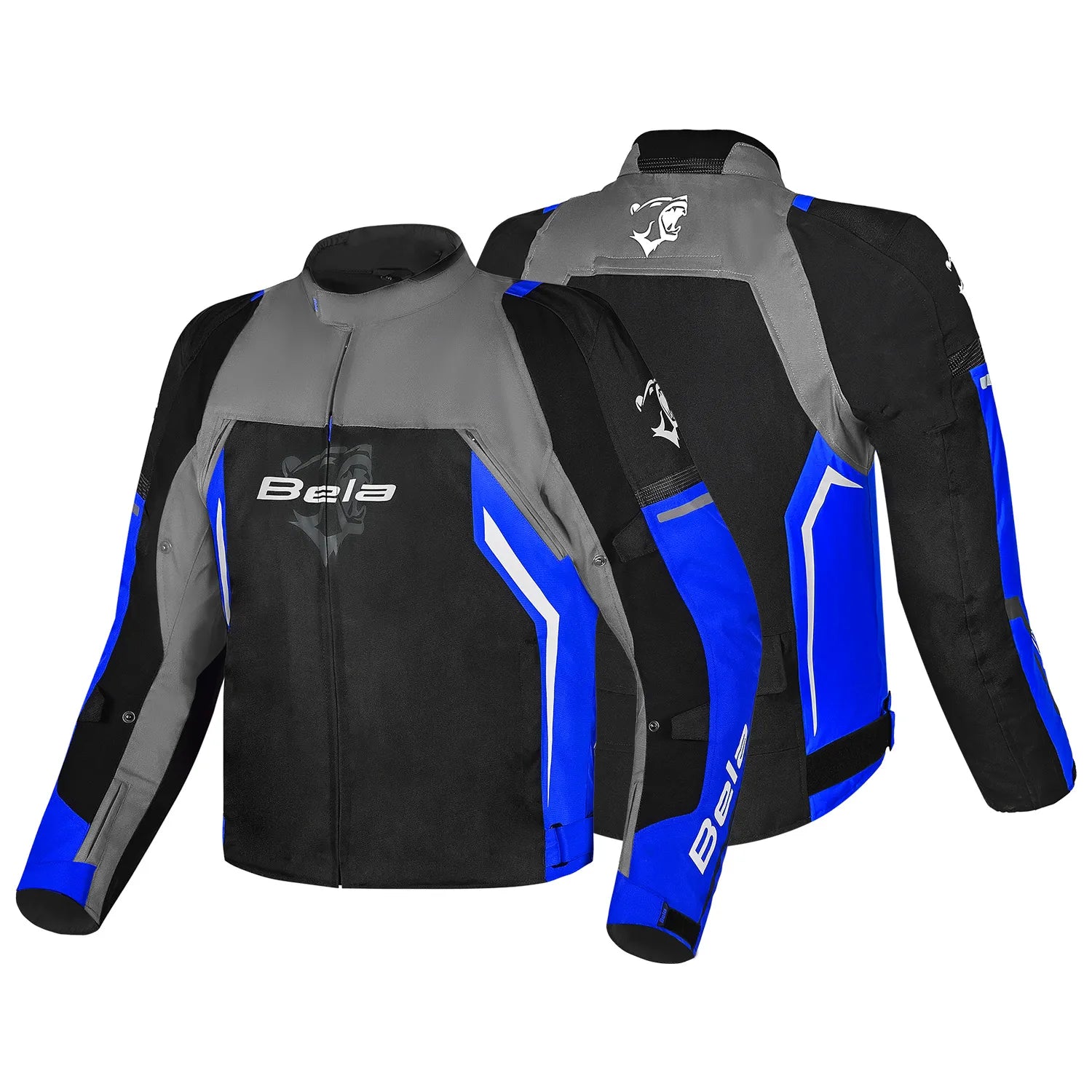 BELA CORDANIEL CASACOS DE MOTO HOMEM PRETO CINZA AZUL – 2 – Maximomoto PT