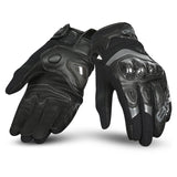 BELA DARING Motorcycle Men's Leather Gloves Black
