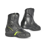 BELA FASTER 2.0 BOTAS DE MOTO PRETO AMARELO FLOU