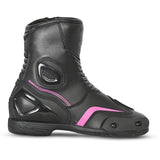 BELA FASTER 2.0 Moto Botas Preto Rosa