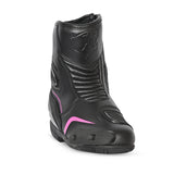 BELA FASTER 2.0 Moto Botas Preto Rosa - Imagem frontal da Boots