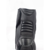 BELA FASTER 2.0 Moto Couro Botas Preto Cinza - Imagem do verso de Boots