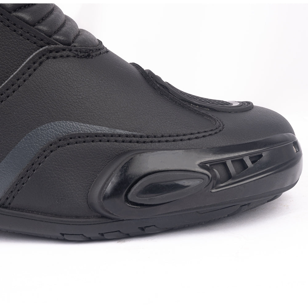 BELA FASTER 2.0 Moto Couro Botas Preto Cinza