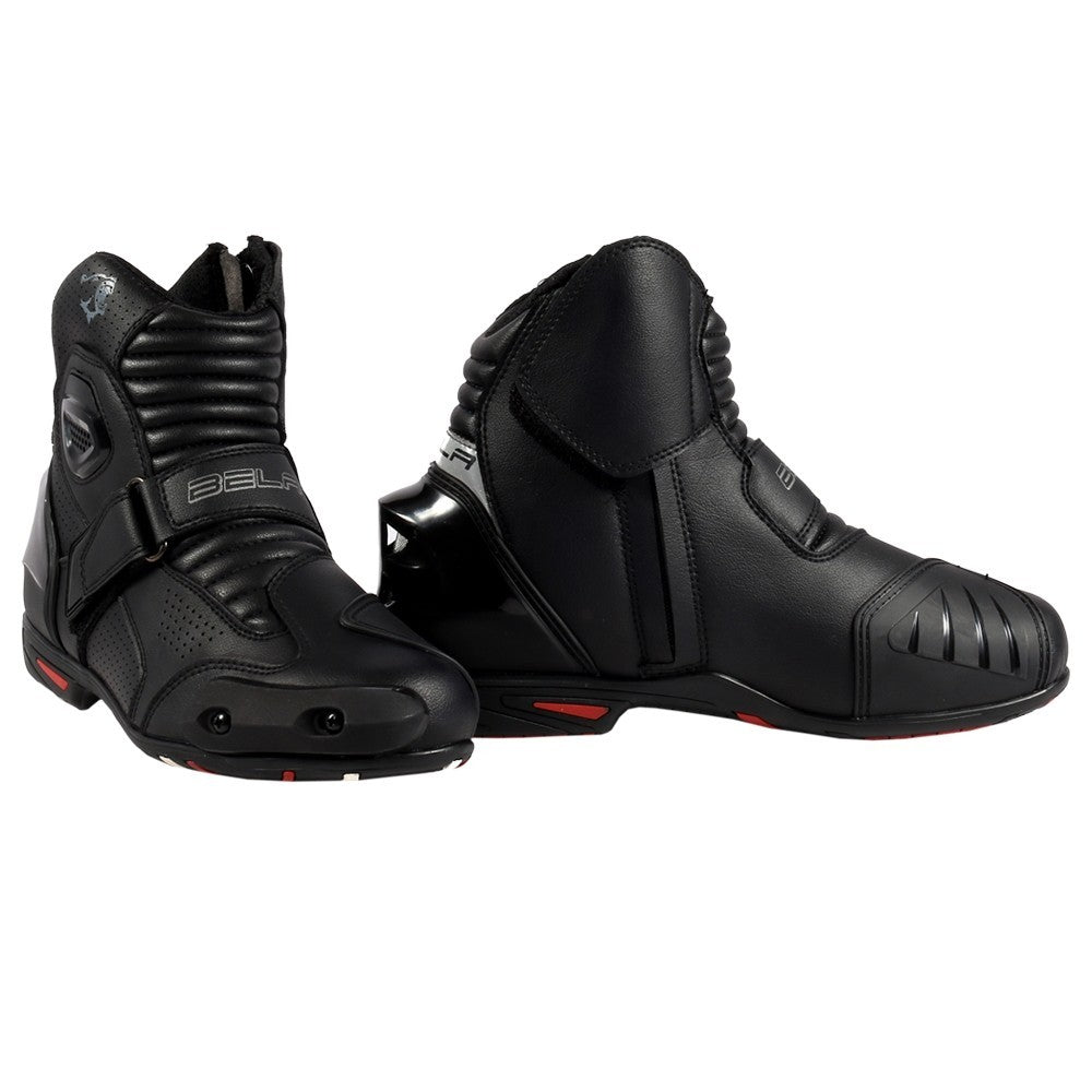 BELA FASTER Leather Motorcycle Boots Black – 1 – Maximomoto PT