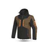 BELA FIRE FLY Moto Capuz Preto Oliva Verde - Imagem frontal da Casacos 