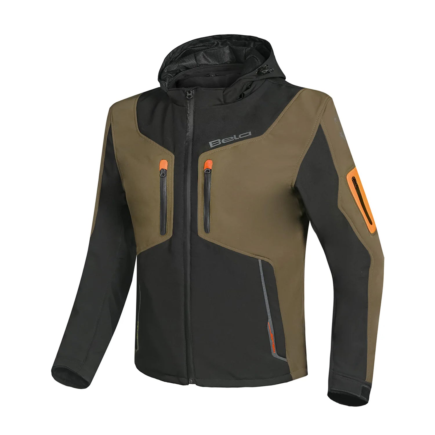 BELA FIRE FLY Capuz De Moto Preto Oliva Verde Laranja – 1 – Maximomoto PT