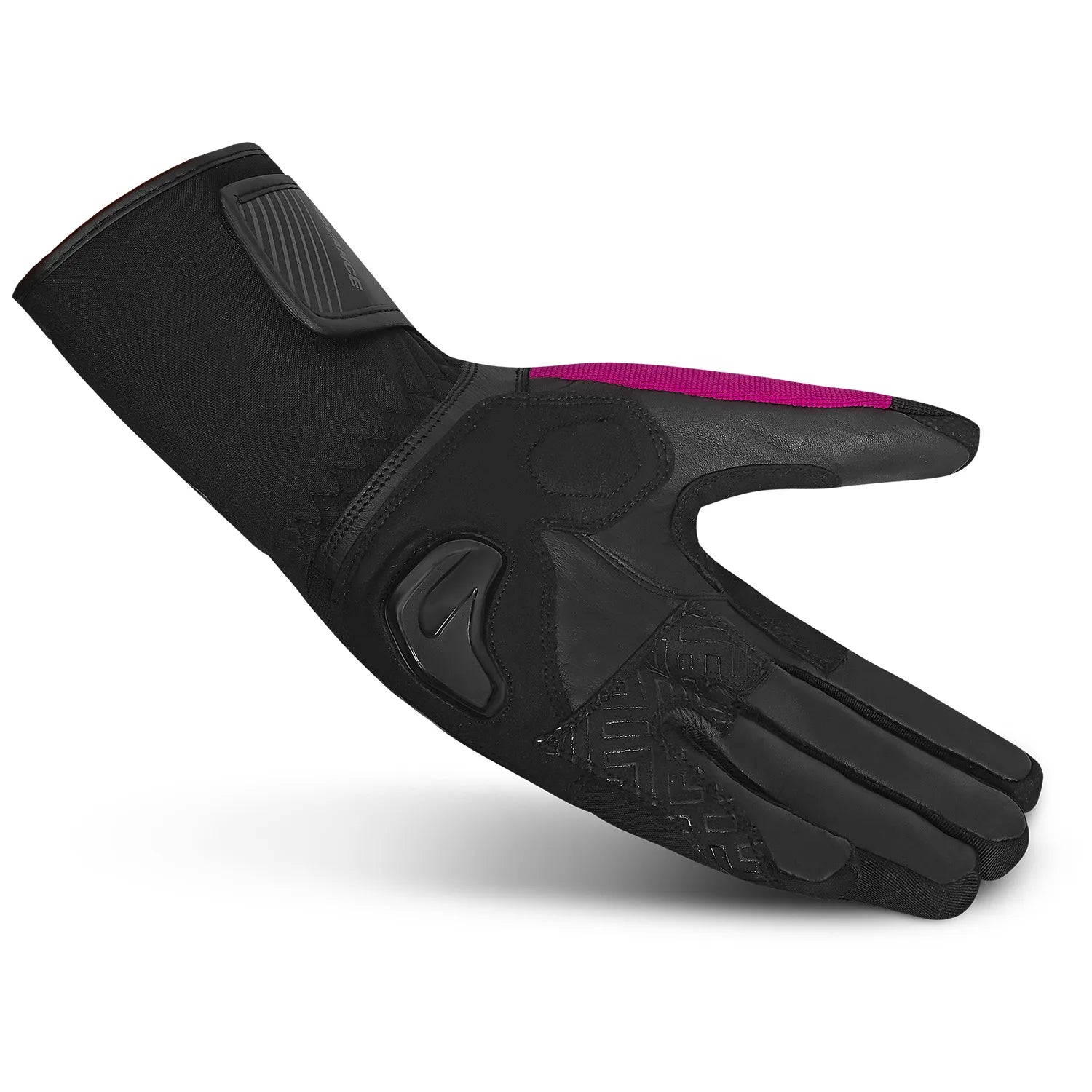 BELA HIGHWAY WINTER WP Luvas De Moto Senhora Couro Preto Rosa – 3 – Maximomoto PT