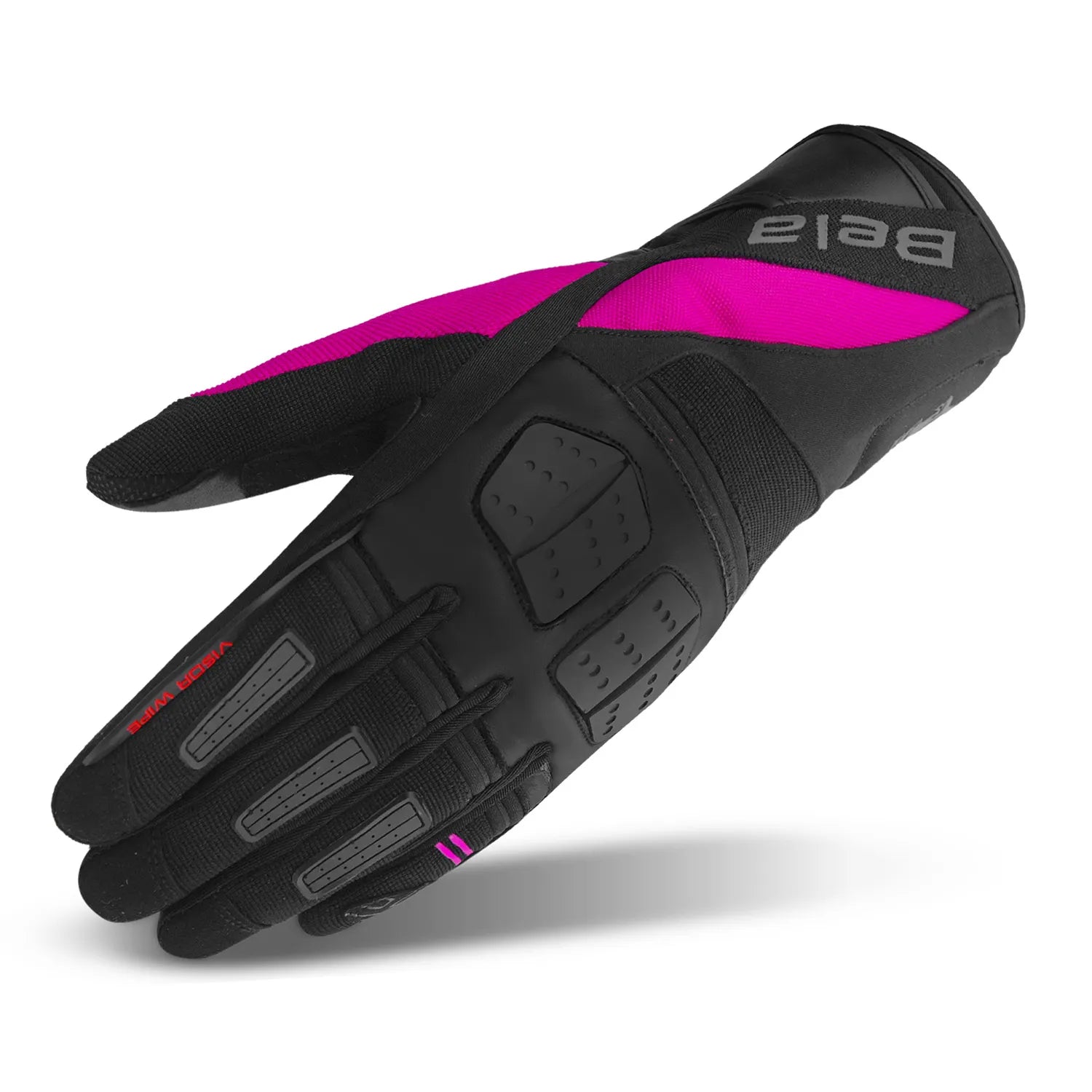BELA HIGHWAY WINTER WP Luvas De Moto Senhora Couro Preto Rosa – 2 – Maximomoto PT