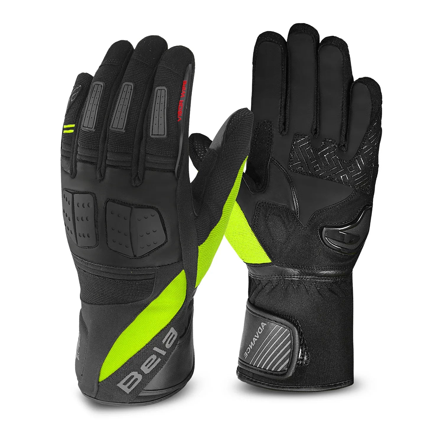 BELA HIGHWAY WINTER WP Senhora Moto Textile Luvas Preto Amarillo Fluor – 4 – Maximomoto PT