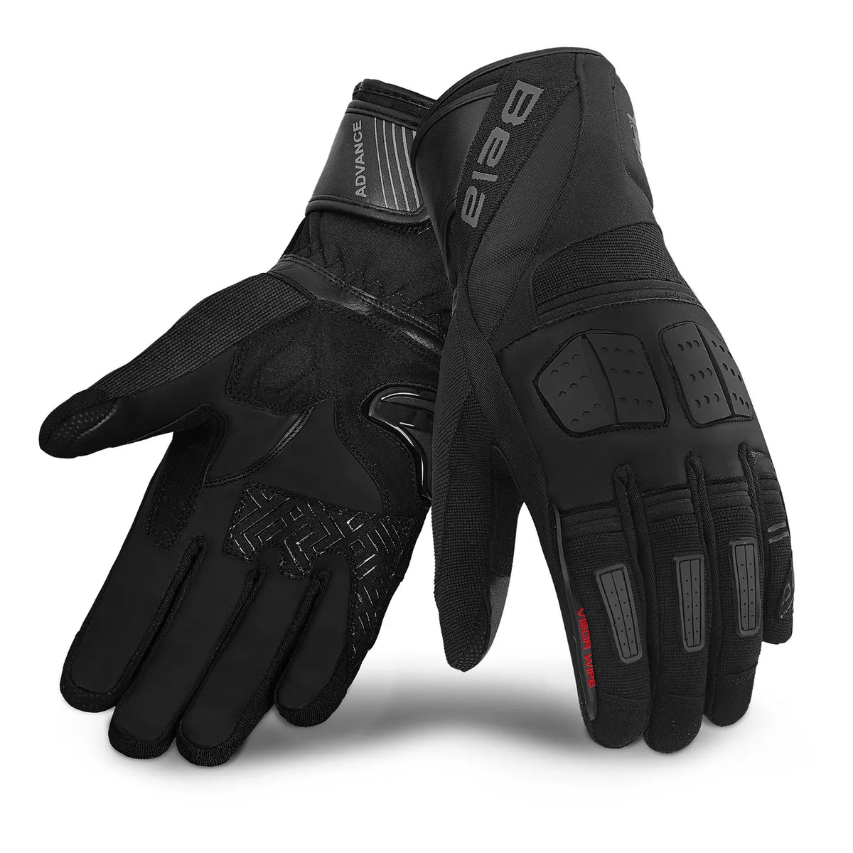 BELA HIGHWAY WINTER WP Luvas De Moto Senhora Couro Preto