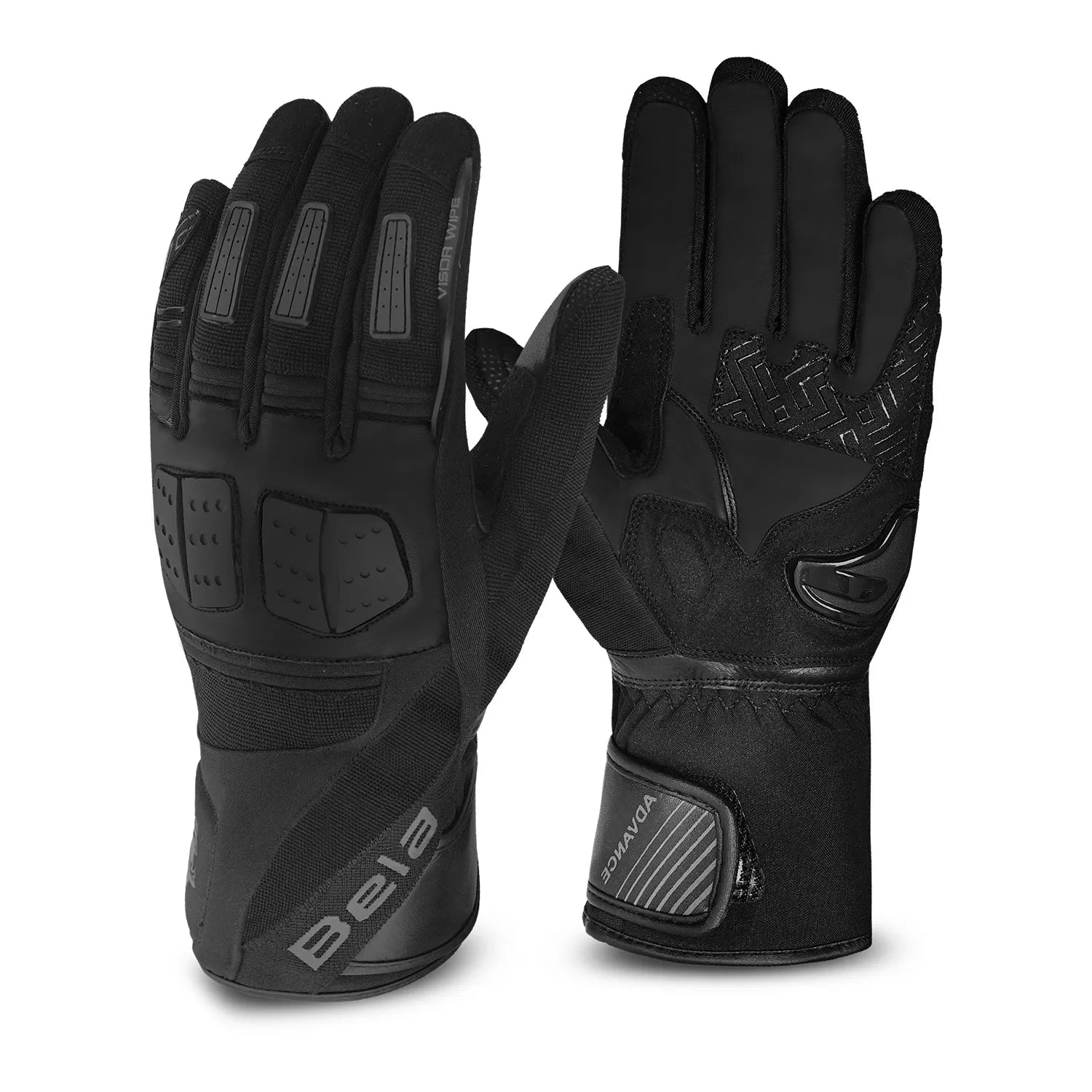 BELA HIGHWAY WINTER WP Luvas De Moto Senhora Couro Preto – 4 – Maximomoto PT