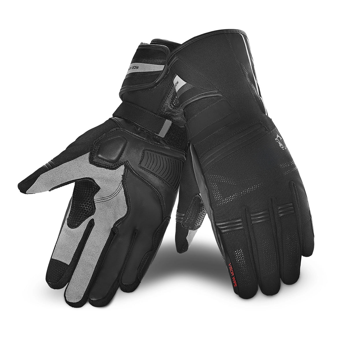 BELA IGLO WINTER WP LUVAS DE MOTOCOURO PRETO