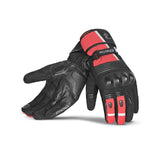 BELA ICE WINTER WP Moto Textile Gloves Black Red