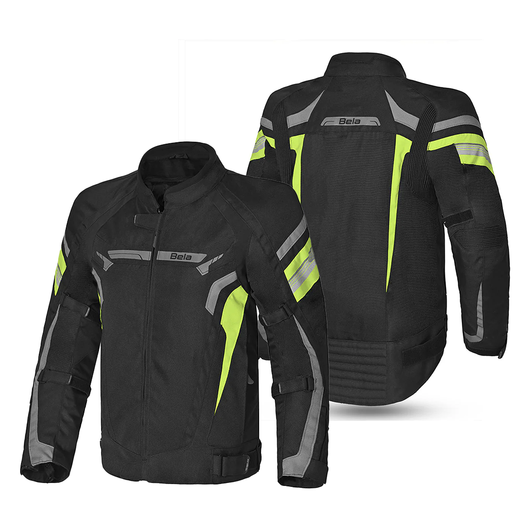 BELA HIGHLAND Moto Homem Casacos Preto Cinza Flourocent – 2 – Maximomoto PT