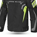 BELA HIGHLAND Moto Homem Casacos Preto Cinza Flourocent