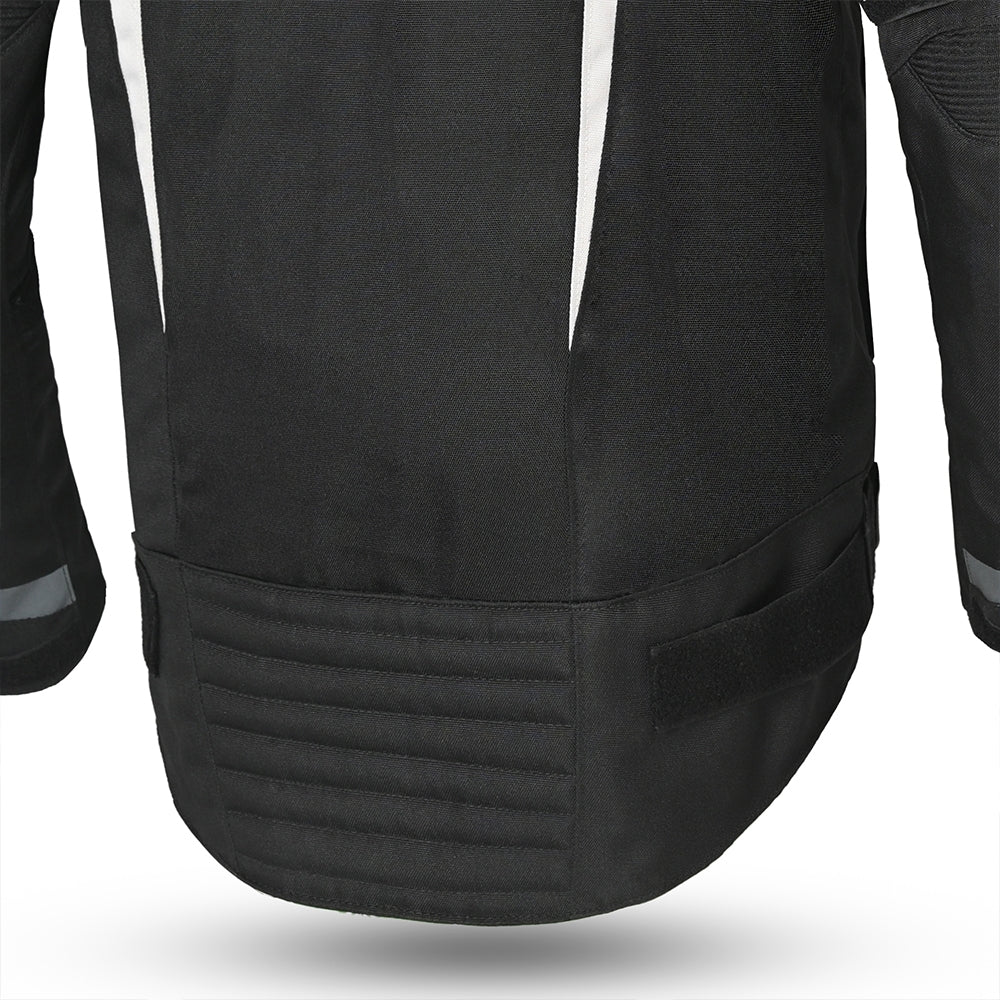 BELA HIGHLAND Moto Homem Casaco Preto Azul - Imagem central traseira da Casacos