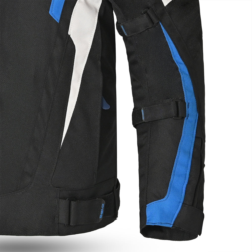 BELA HIGHLAND Moto Homem Casaco Preto Azul - Imagem frontal esquerda da Casacos
