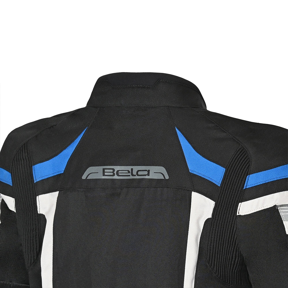 BELA HIGHLAND Moto Homem Casaco Preto Azul - Imagem parte superior costas Casacos