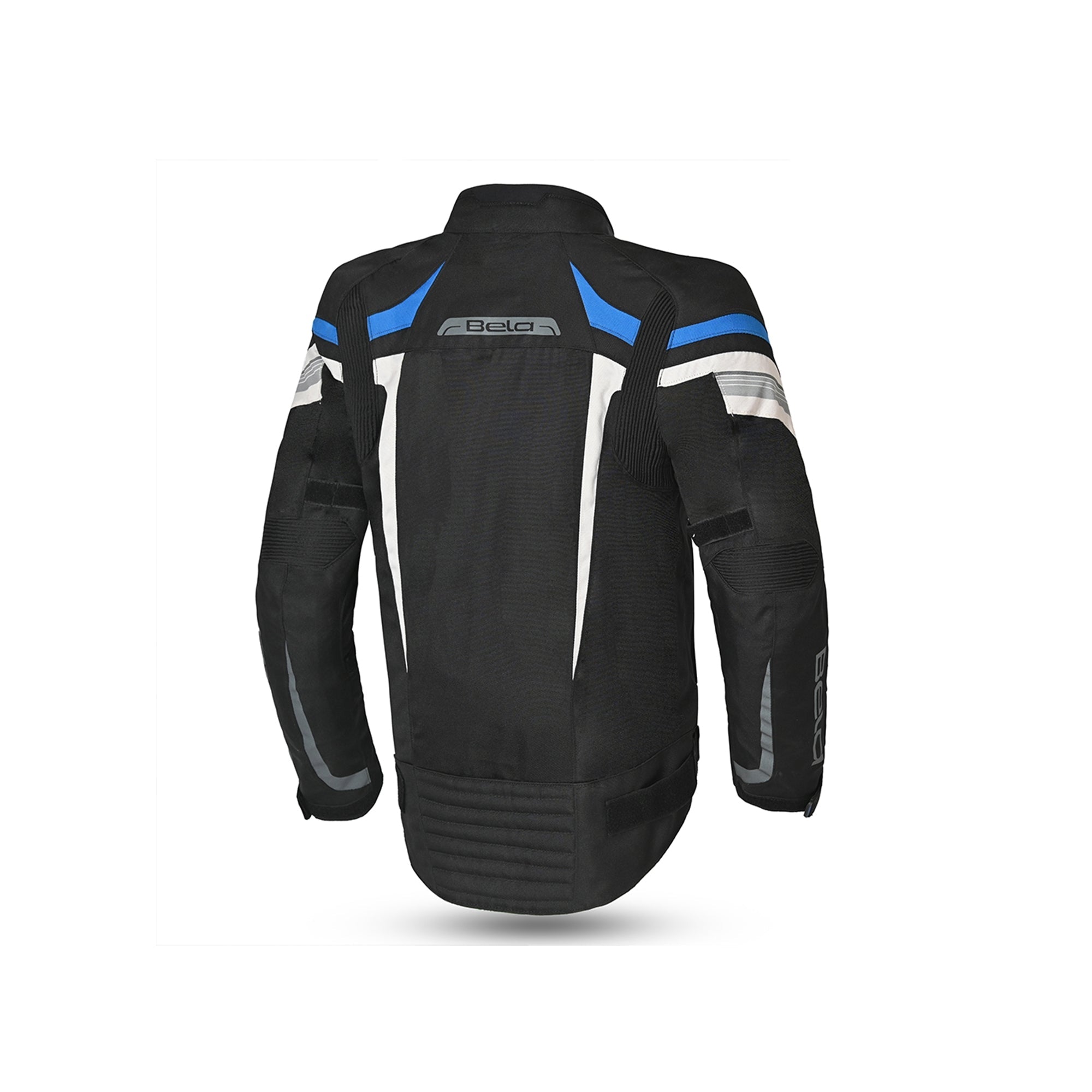 BELA HIGHLAND Moto Homem Casaco Preto Azul  - Imagem traseira da ja Casacos