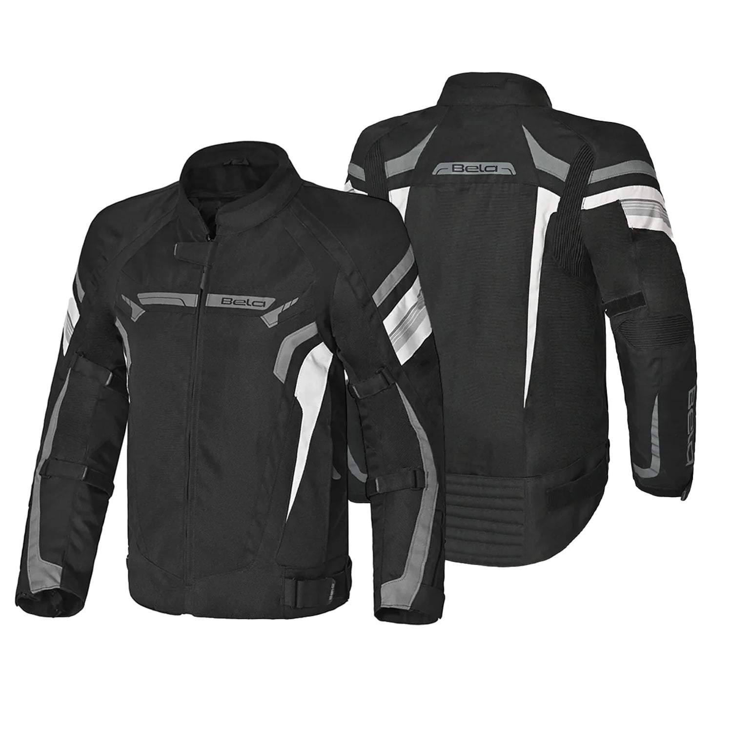 BELA HIGHLAND Moto Homem Casaco Preto Branco – 2 – Maximomoto PT