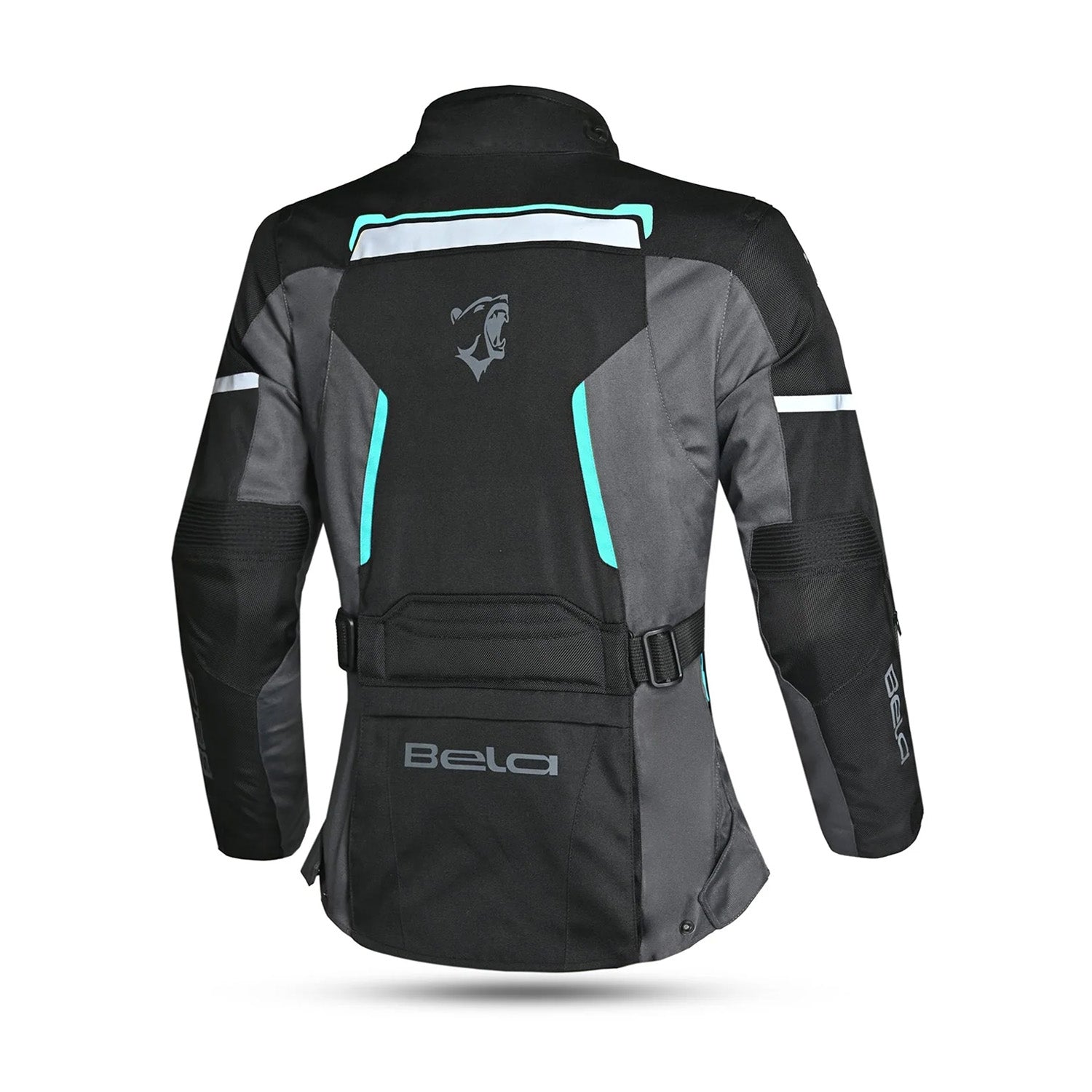 BELA HURRICANE 3 in 1 Women's Motorcycle Jacket Turquoise Black – 3 – Maximomoto PT