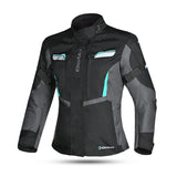 BELA HURRICANE 3 in 1 Women's Motorcycle Jacket Turquoise Black