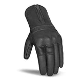 BELA IMPACT Luvas De Moto Senhora Couro Preto