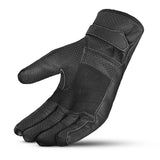 BELA IMPACT Luvas De Moto Senhora Couro Preto