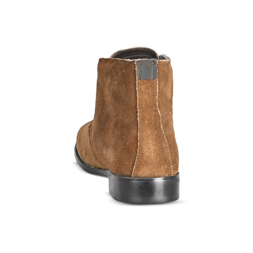 BELA KENT Moto Couro Botas Marrón C - Imagem do verso de Boots