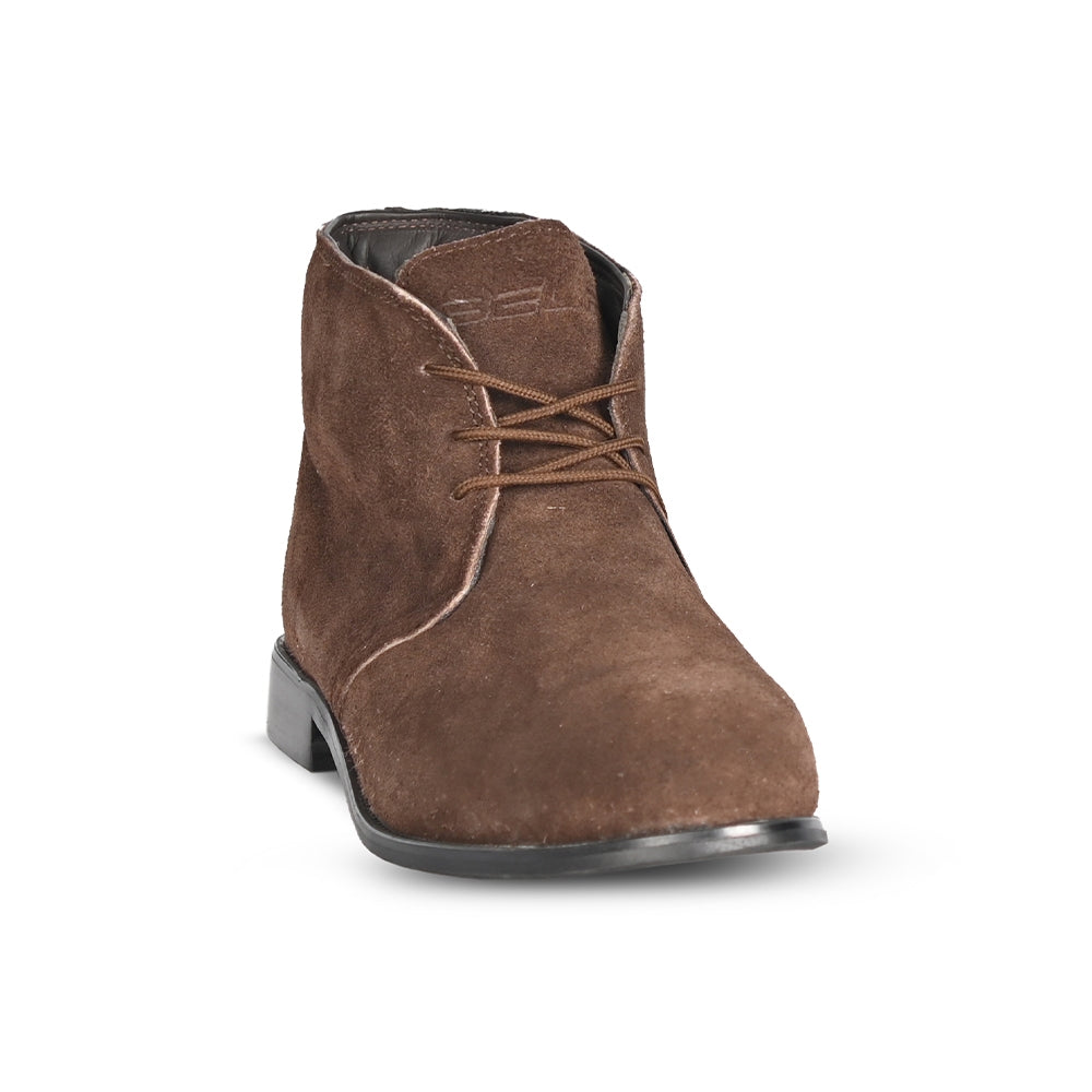BELA KENT Moto Couro Botas Marrón D - Imagem frontal da Boots