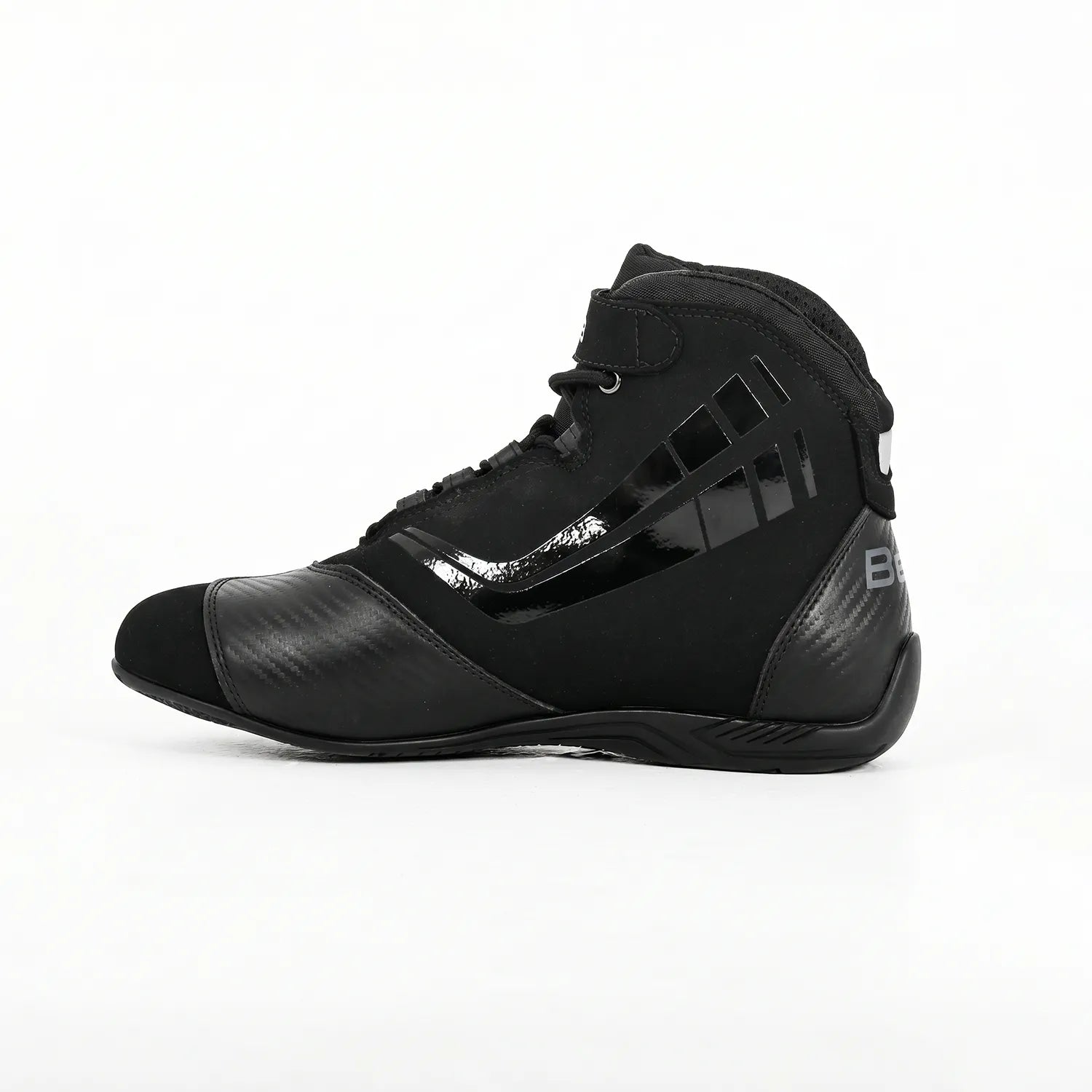 BELA Kiva Men's Motorcycle Leather Boots Black Gray – 3 – Maximomoto PT