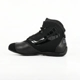 BELA KIVA Motorcycle Leather Boots for Women, Turquoise Black