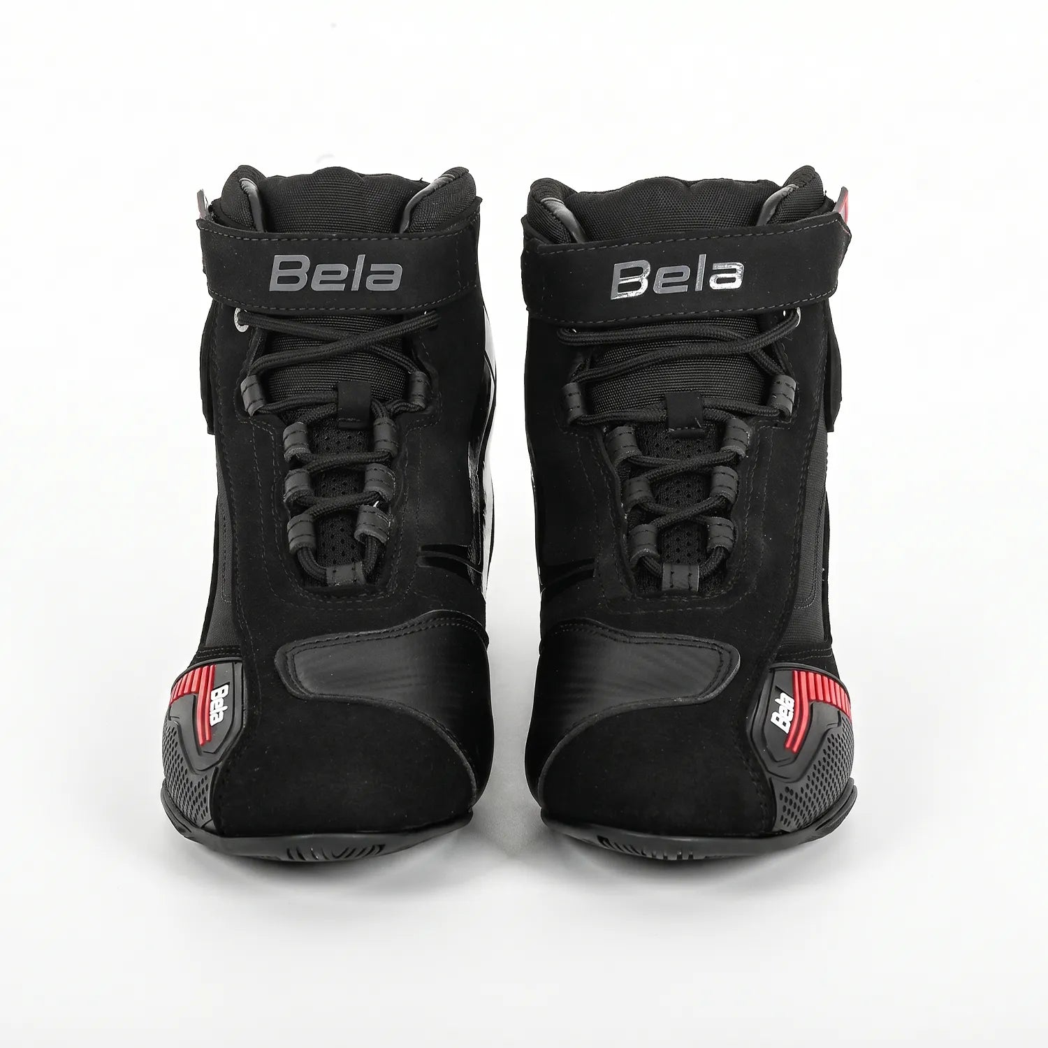 BELA KIVA Motorcycle Leather Boots for Men, Black and Red – 4 – Maximomoto PT