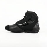 BELA KIVA Motorcycle Leather Boots for Men, Black and Red
