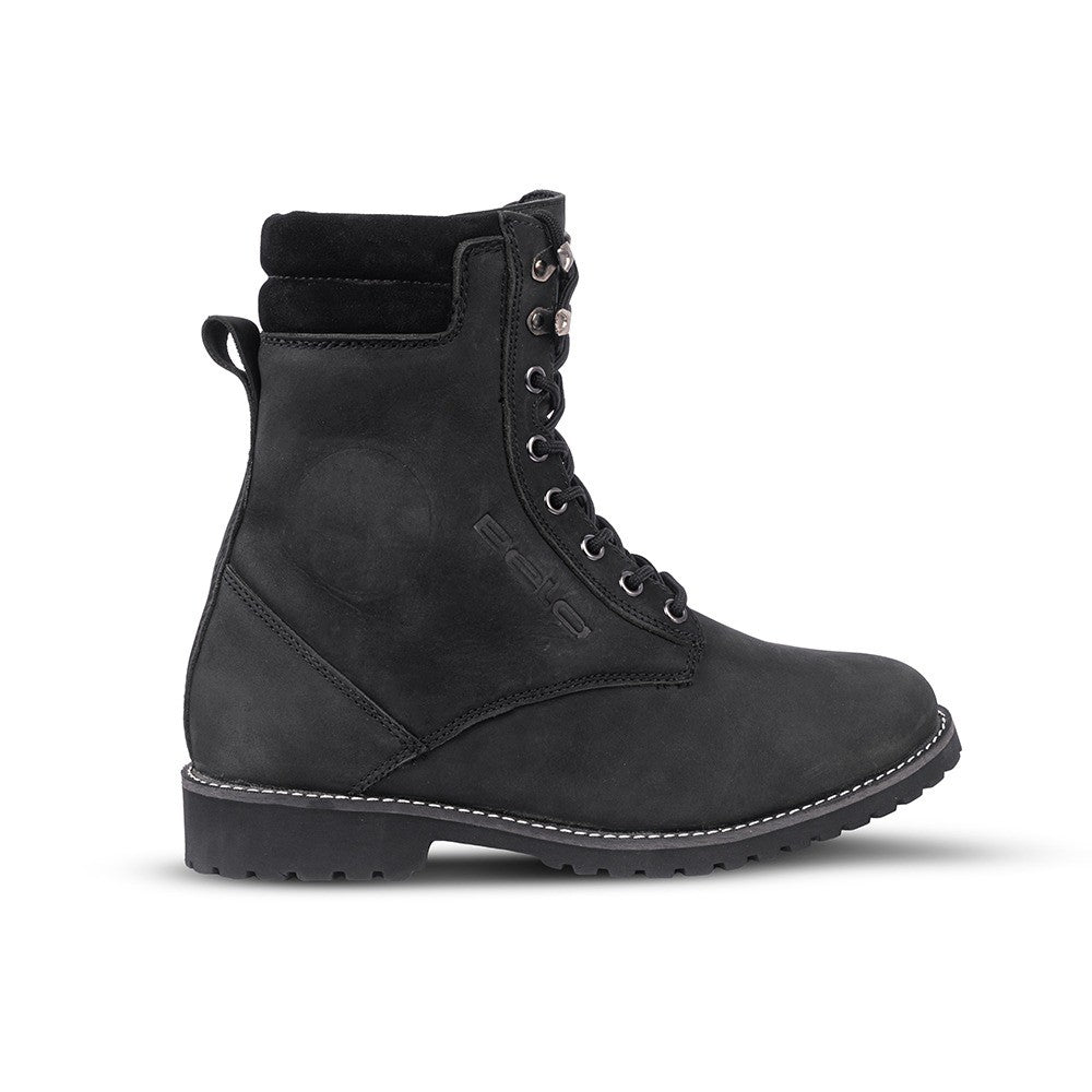 BELA LEGACY Moto Couro Botas Preto - Imagem do lado direito de Boots
