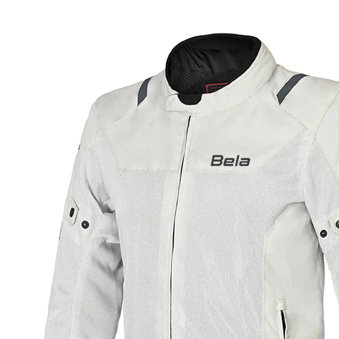 BELA MESH PRO Moto Homem Casaco Branco – 5 – Maximomoto PT