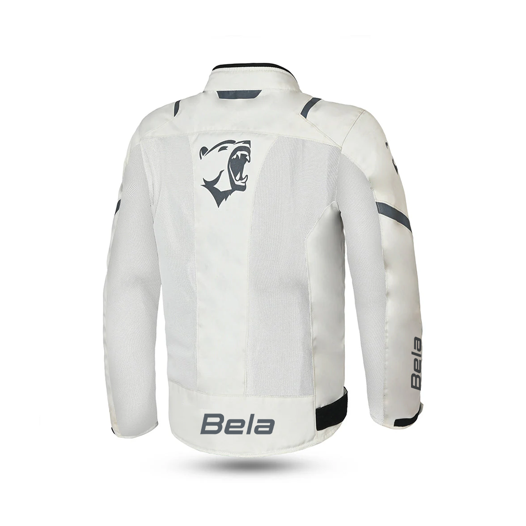 BELA MESH PRO Moto Homem Casaco Branco – 3 – Maximomoto PT