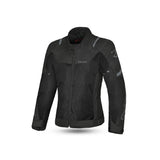 BELA MESH PRO Moto Casaco Senhora Preto - Imagem frontal da Casacos 