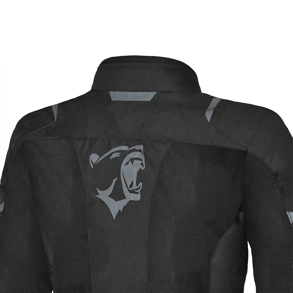 BELA MESH PRO Moto Casaco Senhora Preto - Imagem parte superior costas Casacos